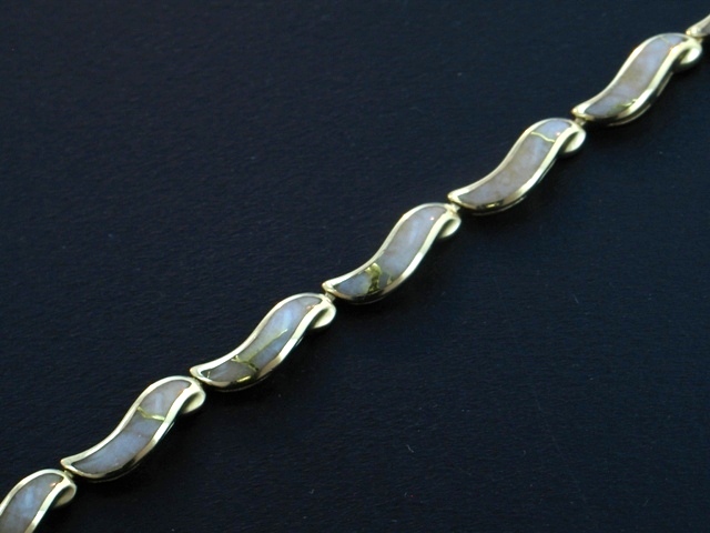 14KY Glacier Gold Bracelet
