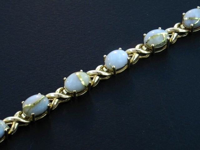 14KY Glacier Gold Bracelet