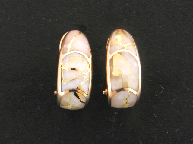 14KY Glacier Gold Earrings