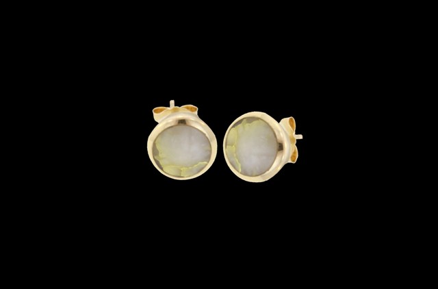 14KY Glacier Gold Earrings