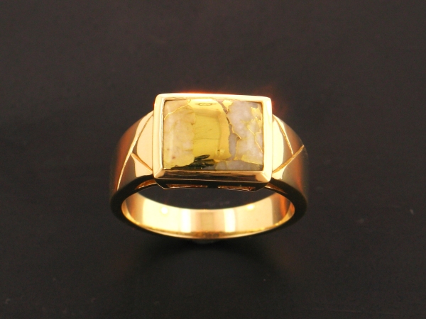 14KY Glacier Gold Ring
