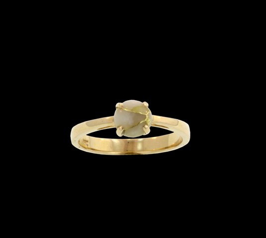 14KY Glacier Gold Ring