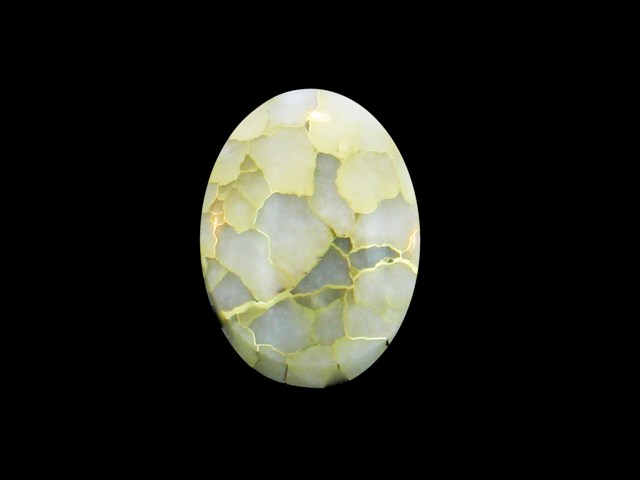 16X12 Oval Glacier Gold