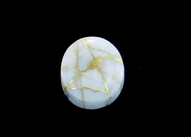 12X10 Oval Glacier Gold